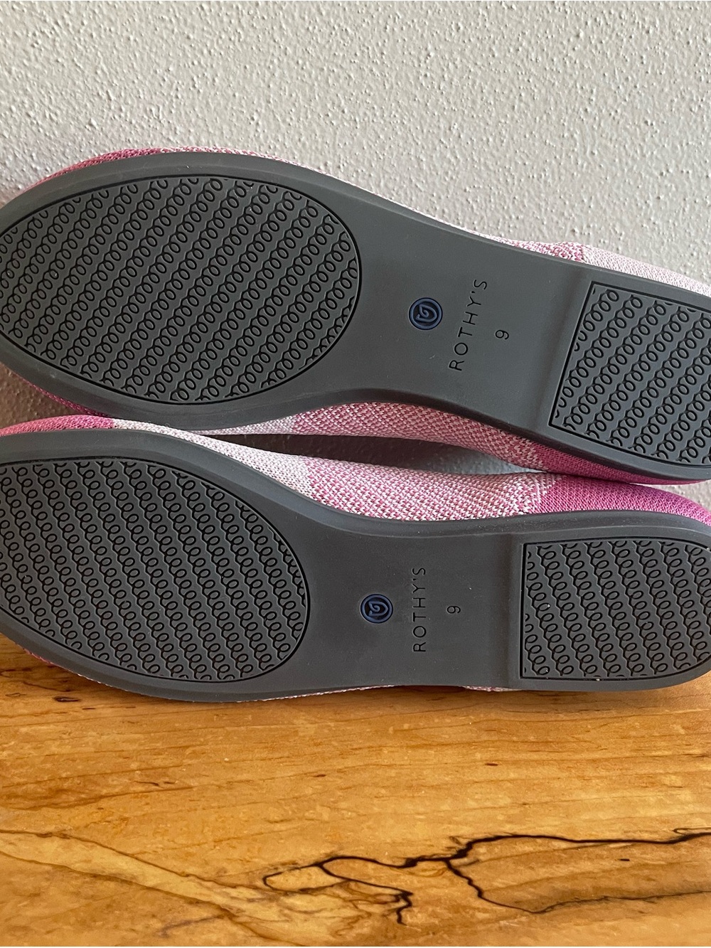 Rothy's limited edition pink cap-toe design ballet flats. - Picture 7 of 7